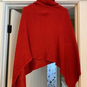 Women’s Sparkle Sweater Poncho